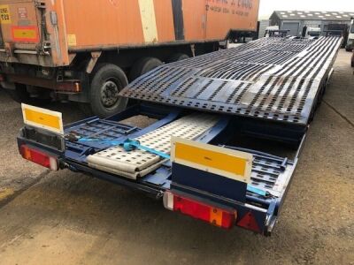 1998 Lohr Triaxle 2 Deck Car Transporter Trailer - 6