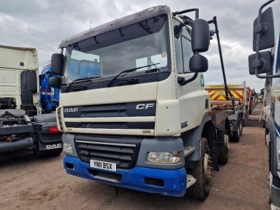 2011 DAF CF85 360 8x4 Hook Loader