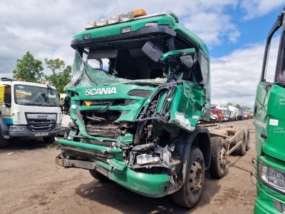 2016 Scania P410 8x4 Chassis Cab