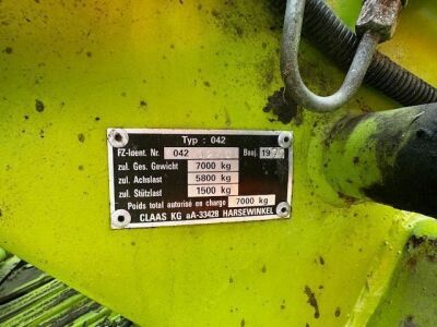 1999 Claas Quadrant 1200 Baler - 19