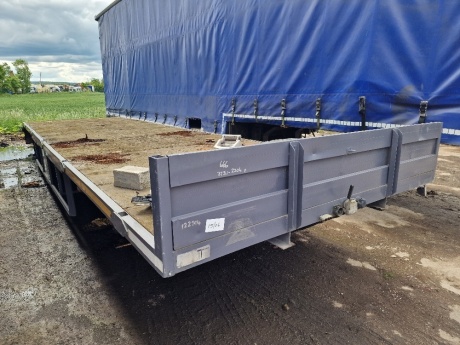 Quality Trailers Single Axle Beavertail Trailer