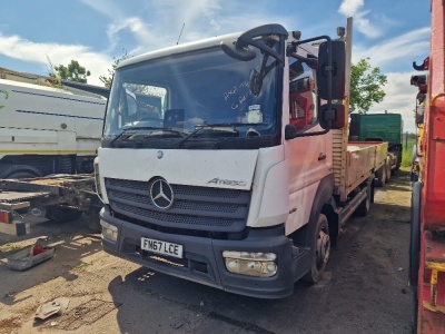 2017 Mercedes Atego 816 4x2 Dropside Flat 