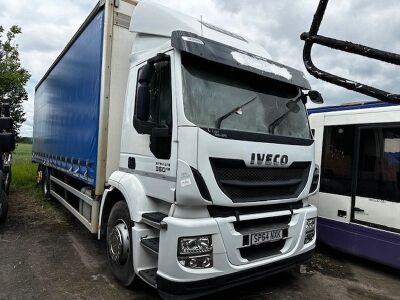 2014 Iveco Stralis 360 E6. 6x2 Rearlift Curtainside Rigid