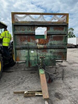 1999 Warwick Twin Axle Agricultural Tipping Trailer