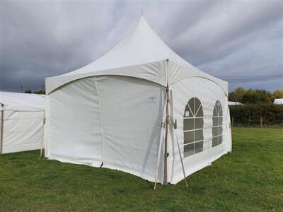 2 of 5m x 5m Tubular frame Garden Cottages