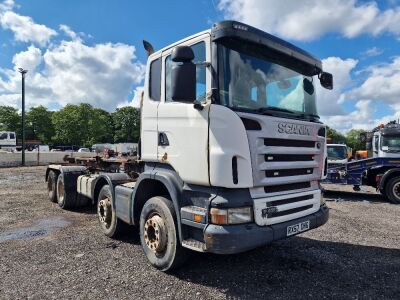 2007 Scania R420 8x4 Hook Loader