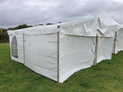 2 of 6m x 6m Metal Framed Marquee - 4