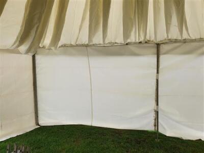 2 of 6m x 6m Metal Framed Marquee - 9