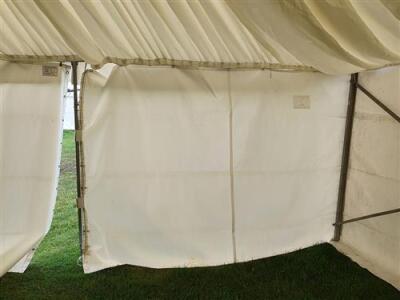 2 of 6m x 6m Metal Framed Marquee - 12