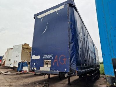 1996 Fruehauf Tandem Axle Curtainside Trailer