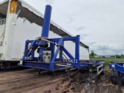 2021 Clayden Triaxle Tipping Skeletal Trailer