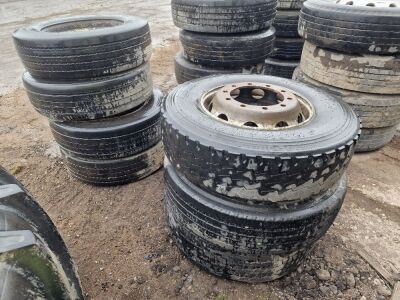 7 x Truck Rims & Tyres