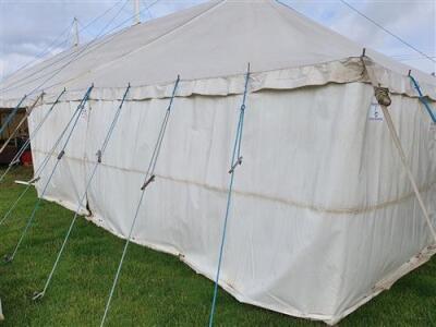 Complete 40ft x 80ft Traditional Pole Marquee, - 2