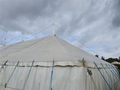 Complete 40ft x 80ft Traditional Pole Marquee, - 3