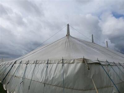 Complete 40ft x 80ft Traditional Pole Marquee, - 7