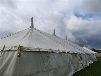 Complete 40ft x 80ft Traditional Pole Marquee, - 9