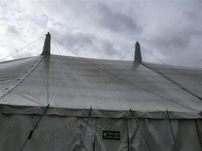 Complete 40ft x 80ft Traditional Pole Marquee, - 10