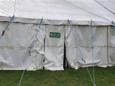 Complete 40ft x 80ft Traditional Pole Marquee, - 11