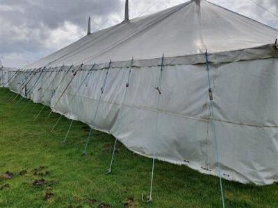 Complete 40ft x 80ft Traditional Pole Marquee, - 15