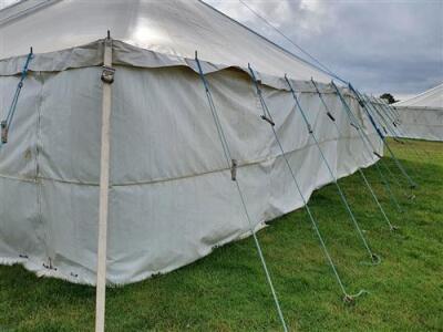 Complete 40ft x 80ft Traditional Pole Marquee, - 17