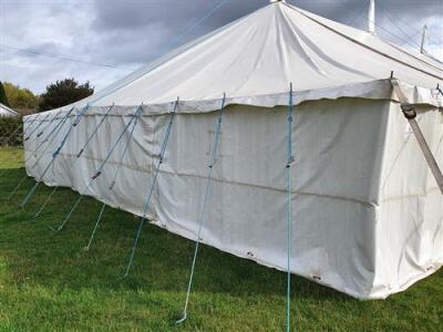 Complete 40ft x 80ft Traditional Pole Marquee, - 19