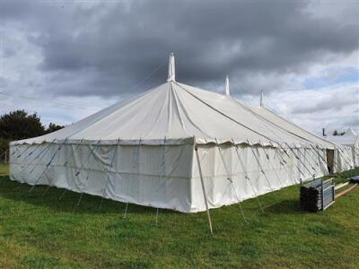 Complete 40ft x 80ft Traditional Pole Marquee, - 20