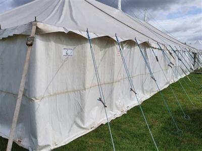 Complete 40ft x 80ft Traditional Pole Marquee, - 21