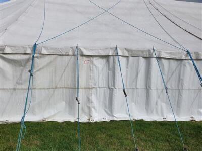 Complete 40ft x 80ft Traditional Pole Marquee, - 23