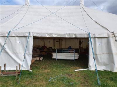 Complete 40ft x 80ft Traditional Pole Marquee, - 26