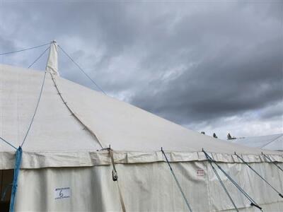 Complete 40ft x 80ft Traditional Pole Marquee, - 28