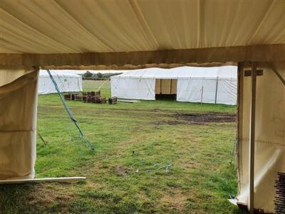 Complete 40ft x 80ft Traditional Pole Marquee, - 29