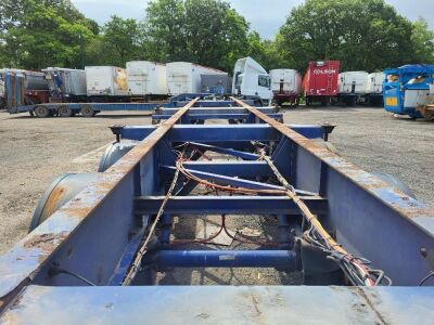 2005 Denison Triaxle Fixed Skeletal Trailer - 5