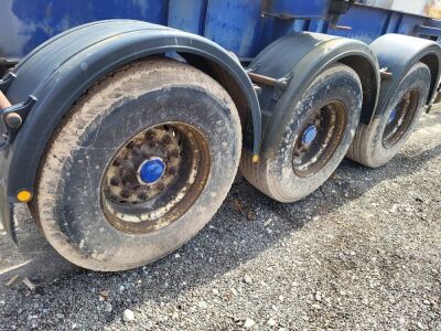 2005 Denison Triaxle Fixed Skeletal Trailer - 7