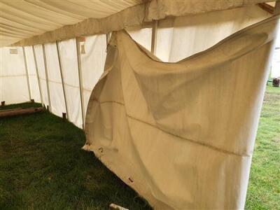 Complete 40ft x 80ft Traditional Pole Marquee, - 30