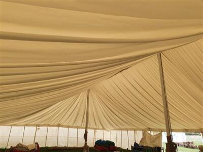 Complete 40ft x 80ft Traditional Pole Marquee, - 44