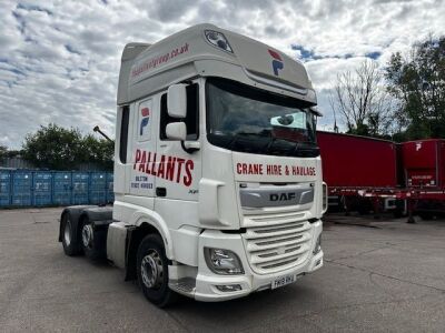 2018 DAF XF 480 Super Space Cab 6x2 Midlift Tractor Unit