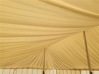 Complete 40ft x 80ft Traditional Pole Marquee, - 60