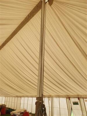 Complete 40ft x 80ft Traditional Pole Marquee, - 62