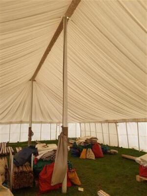 Complete 40ft x 80ft Traditional Pole Marquee, - 64