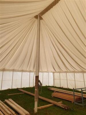 Complete 40ft x 80ft Traditional Pole Marquee, - 65