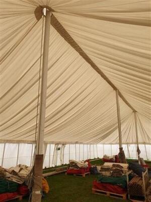 Complete 40ft x 80ft Traditional Pole Marquee, - 66