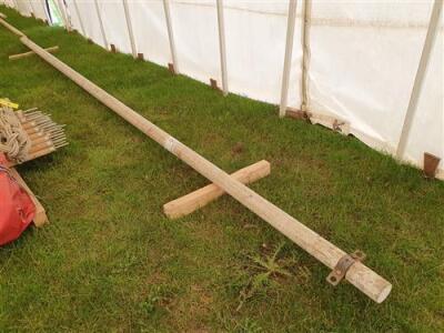 Complete 40ft x 40ft Traditional Pole Marquee Inc Side Walls  - 15