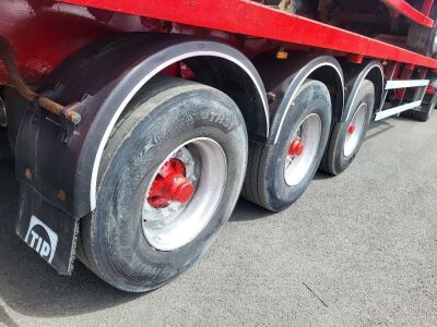 2007 SDC Triaxle Bolster Flat Trailer  - 5