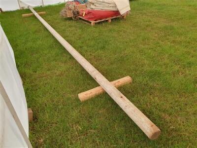 Complete 40ft x 40ft Traditional Pole Marquee Inc Side Walls  - 16