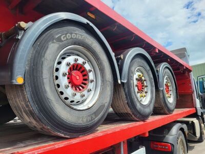 2009 Dennison Triaxle Bolster Flat Trailer - 7