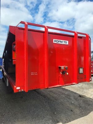 2009 Dennison Triaxle Bolster Flat Trailer - 10