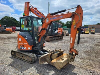 2021 Hitachi ZX33U-6CLR Mini Digger