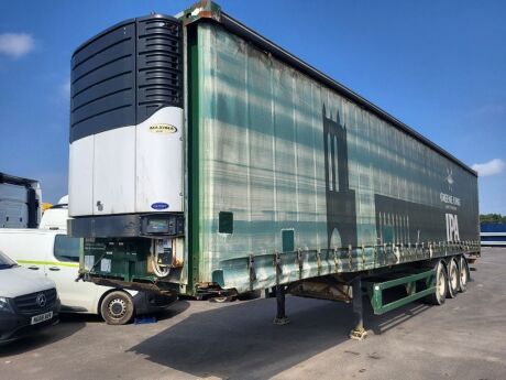 2007 Donbur Triaxle Refrigerated Curtainside Trailer