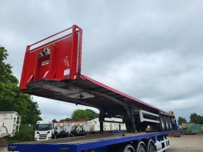 2009  Schmitz Triaxle Cut Down Euroliner Flat Trailer - 2