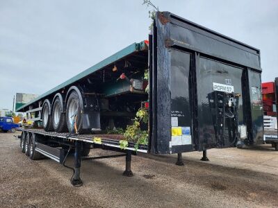 2017 Berger Triaxle Flat Trailer